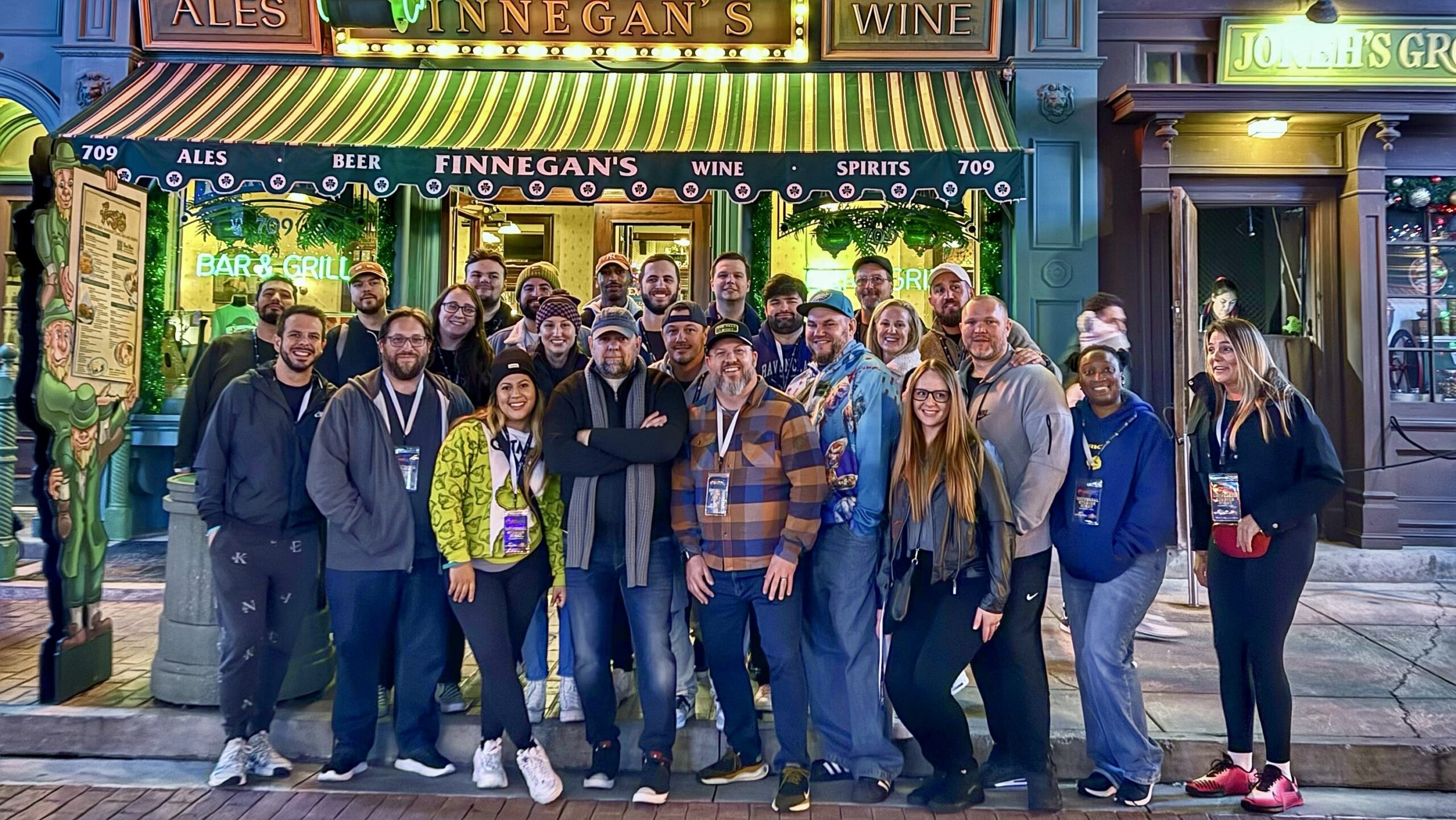 Team at Universal Studios